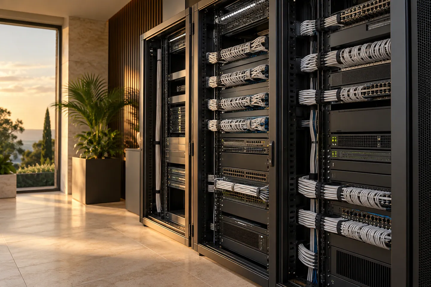 Network equipment and structured cabling